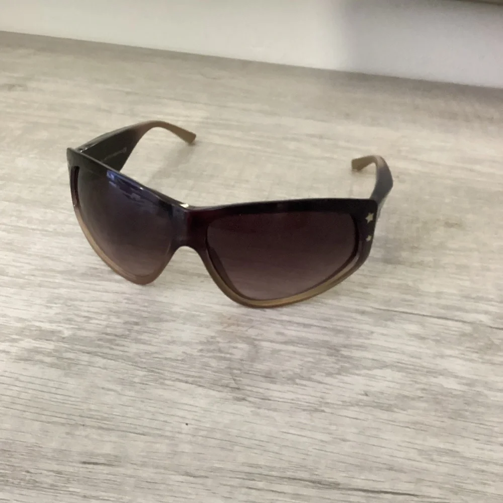 Y2K Jimmy Choo Purple Ombre Star 125 Made In Italy  Designer Sunglasses Frames